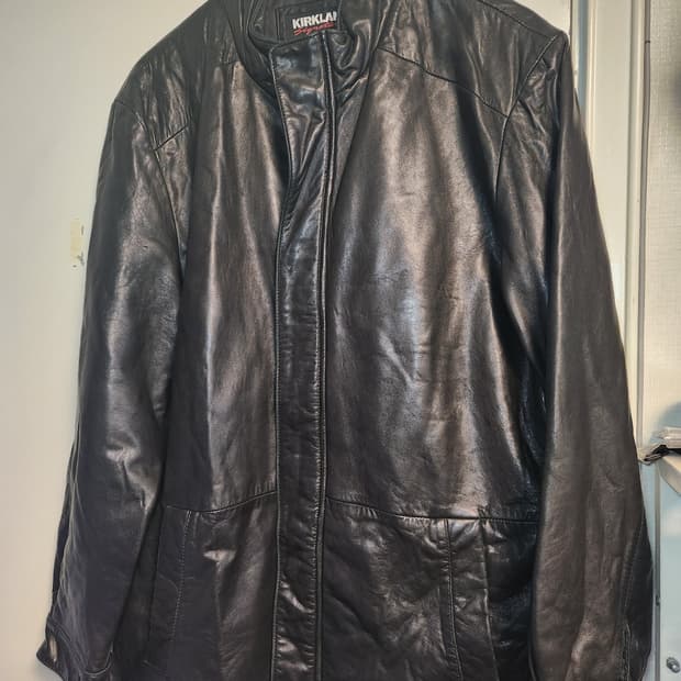 커클랜드 램스킨 가죽자켓 M