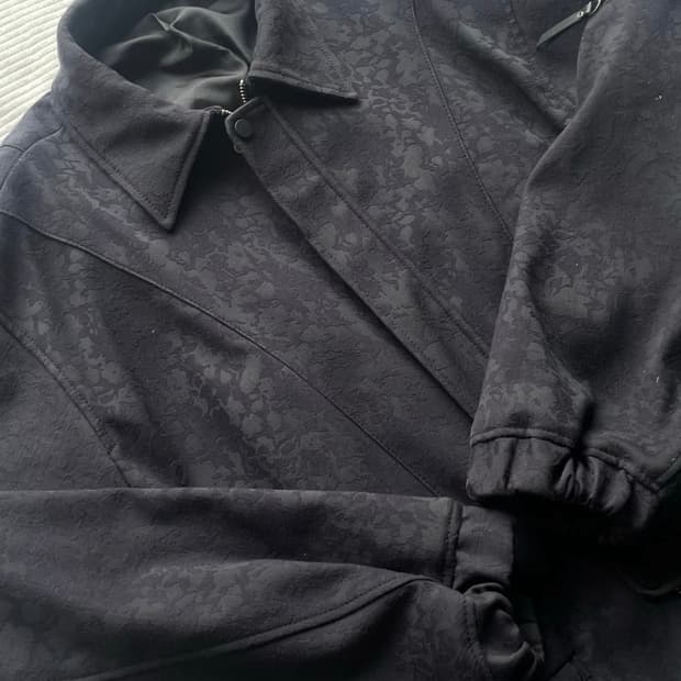 엘무드 자카드 붐버 자켓