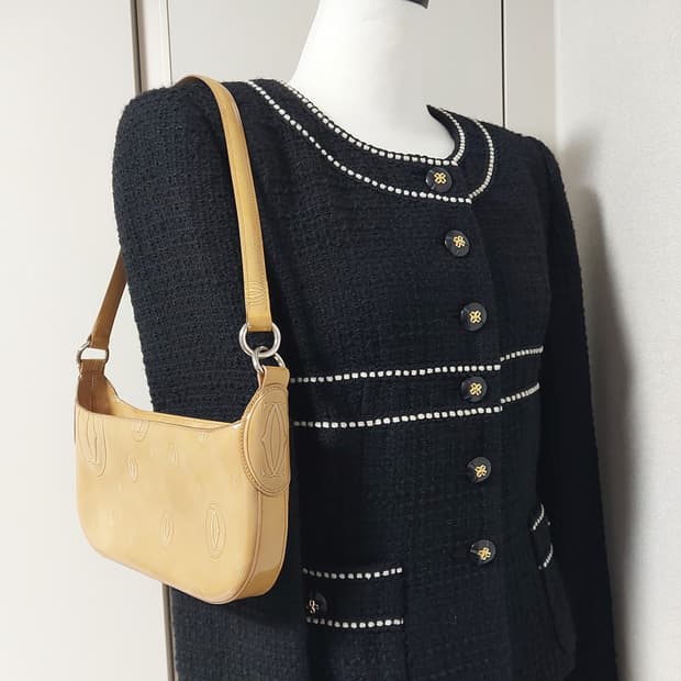 [정품/감정서O] 까르띠에 미니 숄더백