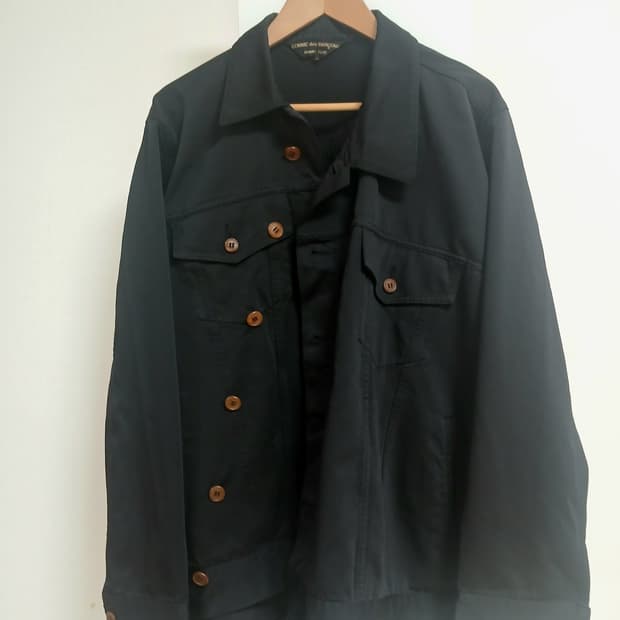 꼼데 가르송 옴므 플러스 비대칭 축용 트러커 M