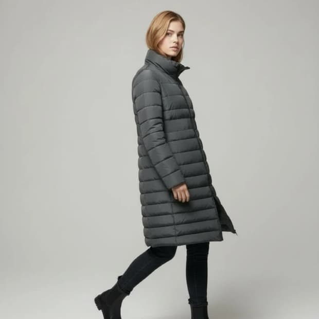 44~55/ 몽클레어 솔로그네 구스 롱패딩