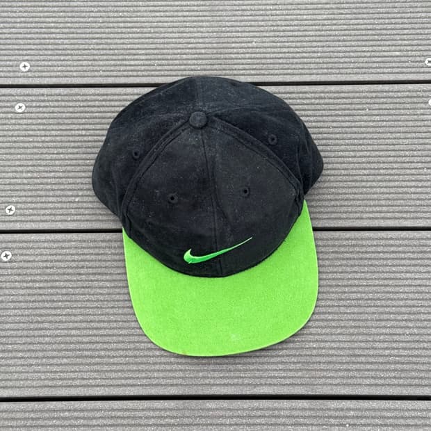 90s 빈티지 나이키 투톤 스우시 캡 MADE IN USA