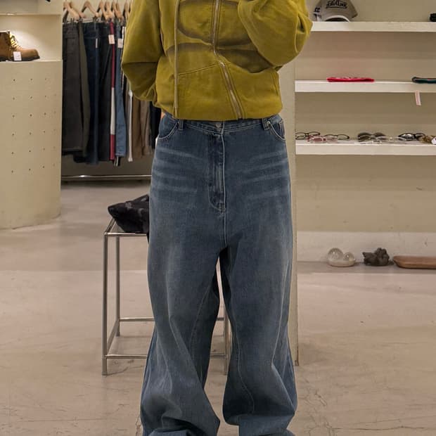 빈티지 피노키오 워싱 데님 팬츠 U1363