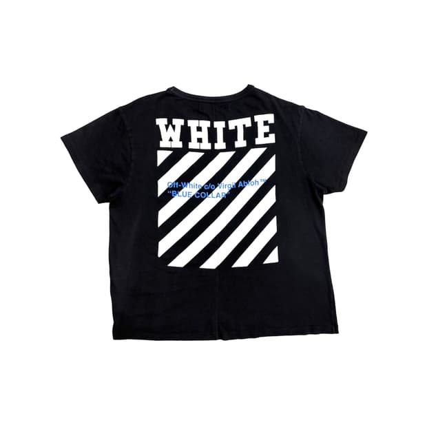 오프화이트 반팔 티셔츠 XL