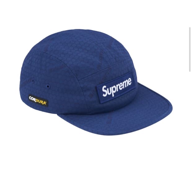 슈프림 코듀라 립스탑 캠프캡 네이비 - 24FW