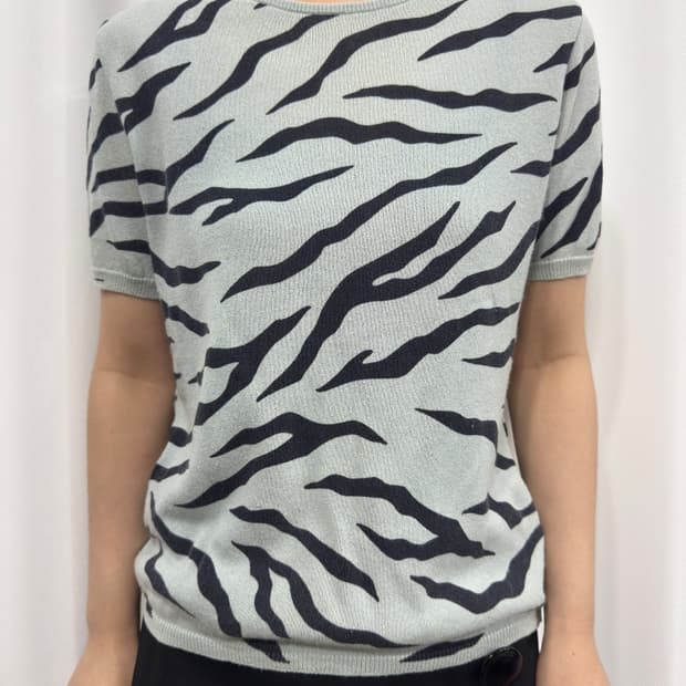 evex by krizia zebra top