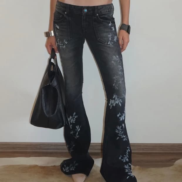 스컬프터 부츠컷 데님