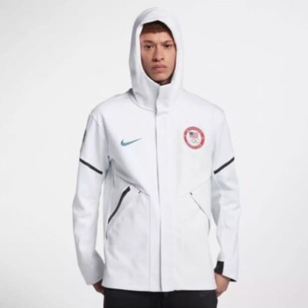 나이키 테크 플리스 올림픽 팀 USA 윈드러너 재킷 s 새상품