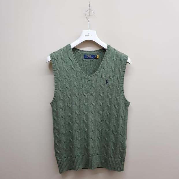 폴로 랄프로렌 케이블 니트 베스트 S사이즈