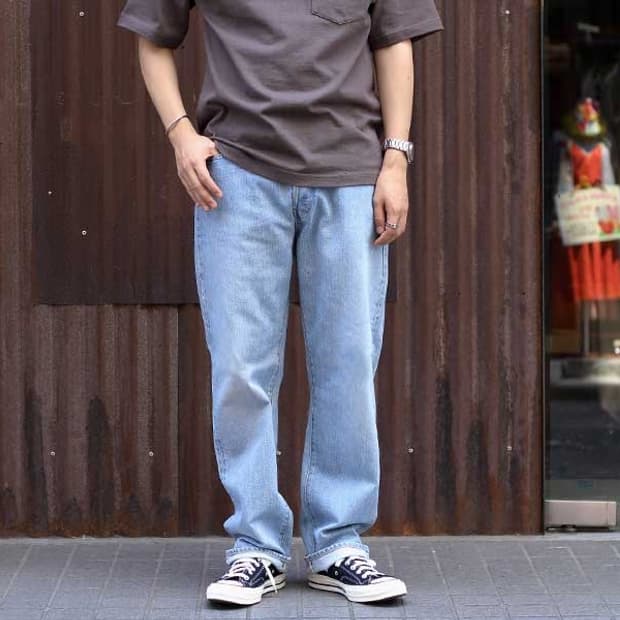 [31]시오타 13.5oz 스트레이트 데님 러이트블루 ciota