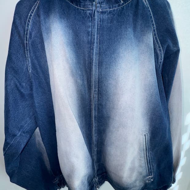 WKNDRS DENIM HOOD JACKET