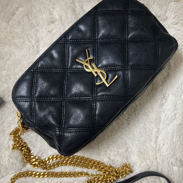 생로랑 베키 더블 지퍼 크로스백