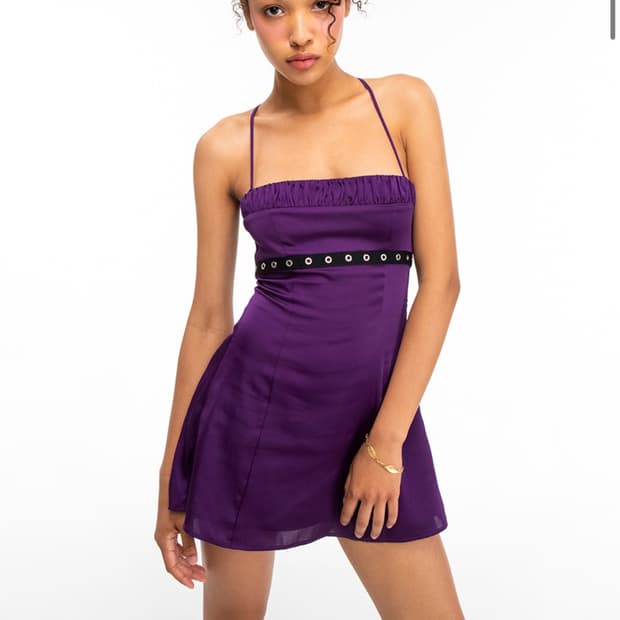 카프리슈 아일렛 퍼플 드레스