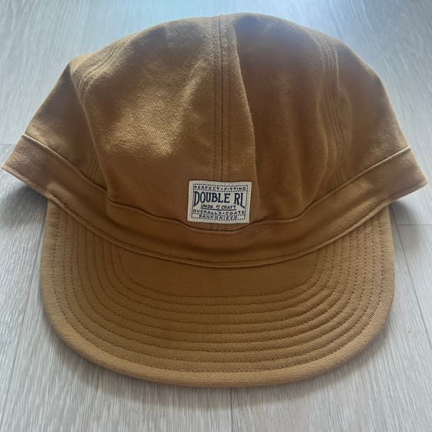 RRL union crated newsboy cap