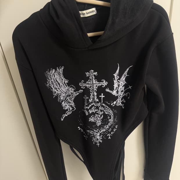 바디수트 기모 후드티 