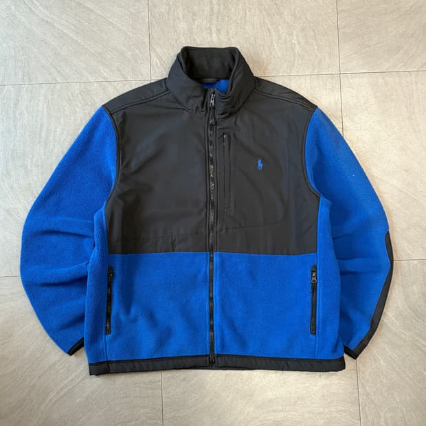 폴로 정품 블루 플리스 자켓