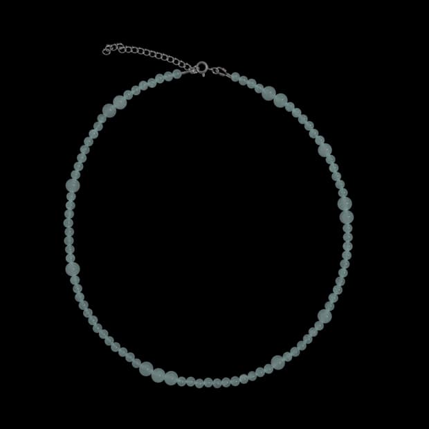 Bubble necklace - sky blue