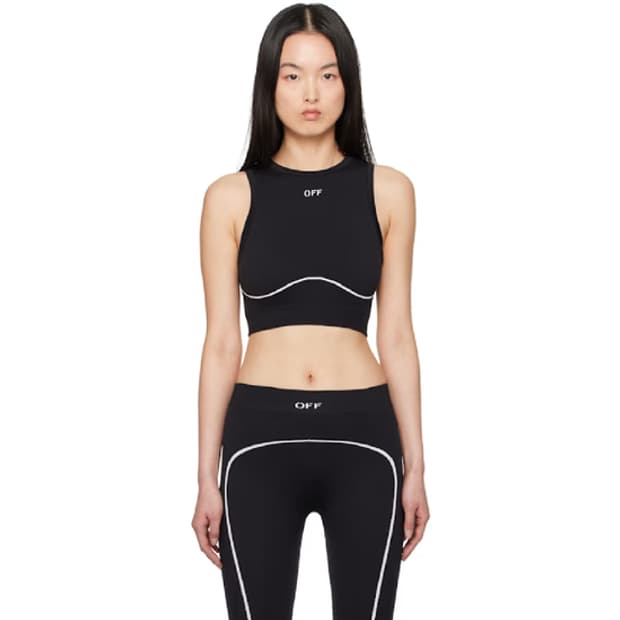 Off-White 오프화이트 스탬프 심리스 스포츠브라
