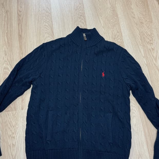 폴로 니트집업 L