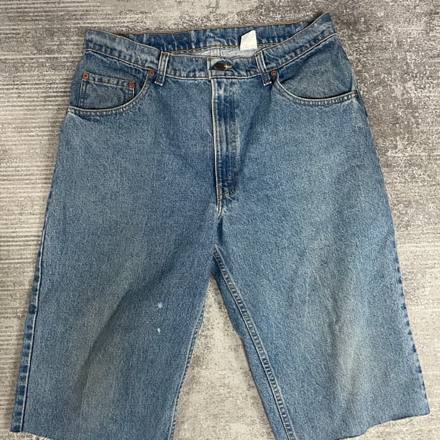 MADE IN USA Levis 560 7부컷팅