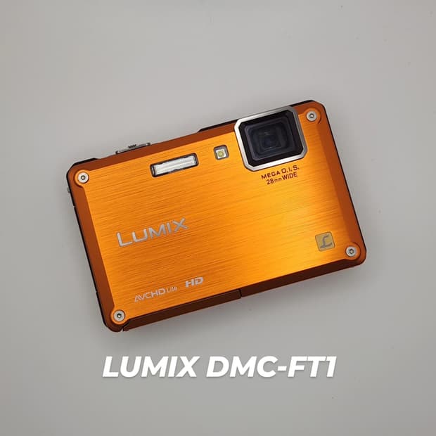 파나소닉 LUMIX DMC-FT1 오렌지 디지털카메라