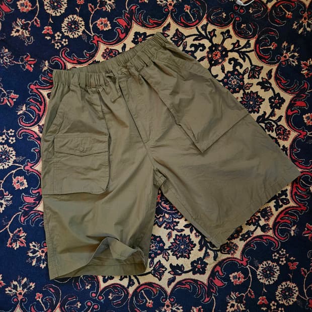 유니폼브릿지 23ss 카키 유틸리티 밴딩 반바지 XL size
