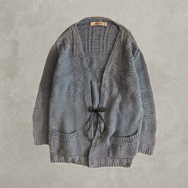 KAPITAL VINTAGE NATIVE KNIT 가디건