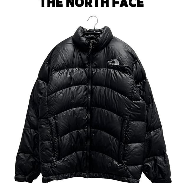 노스페이스 아콘카구아 써밋 시리즈 구스다운 패딩 자켓 블랙