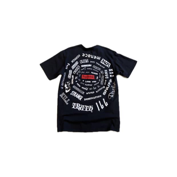 슈프림 21ss spiral tee