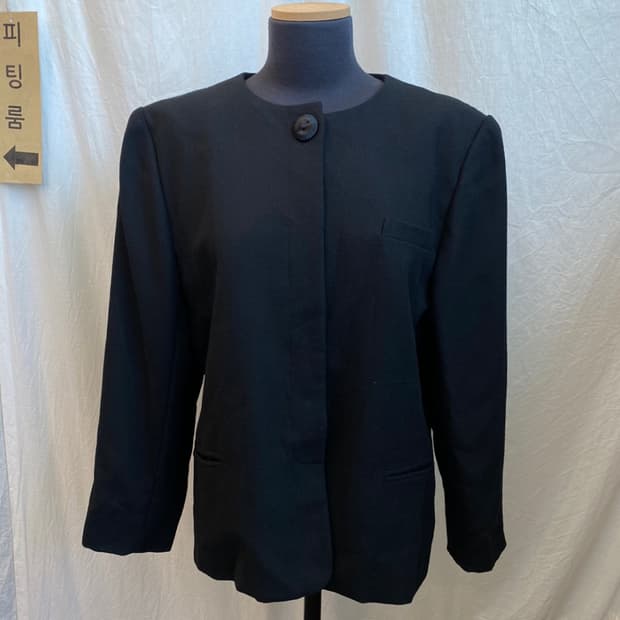 블랙노카라자켓(XL)