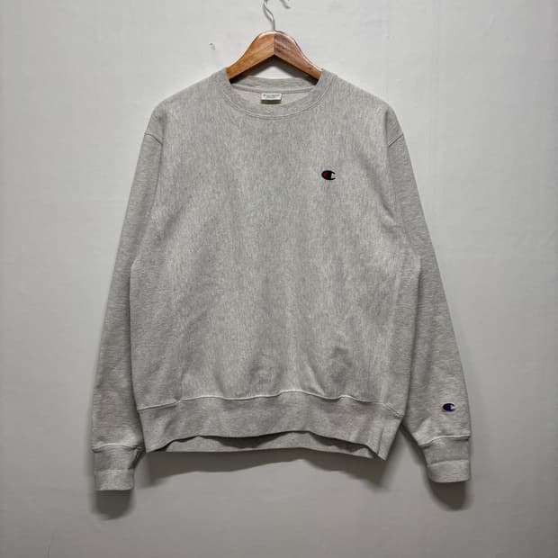 챔피온 리버스위브 그레이 맨투맨