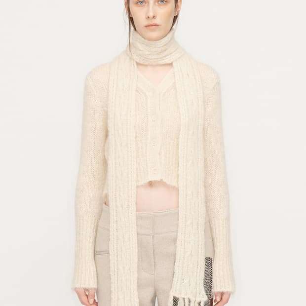 Open yy mohair cardigan 모헤어 가디건 더오픈 프로덕트