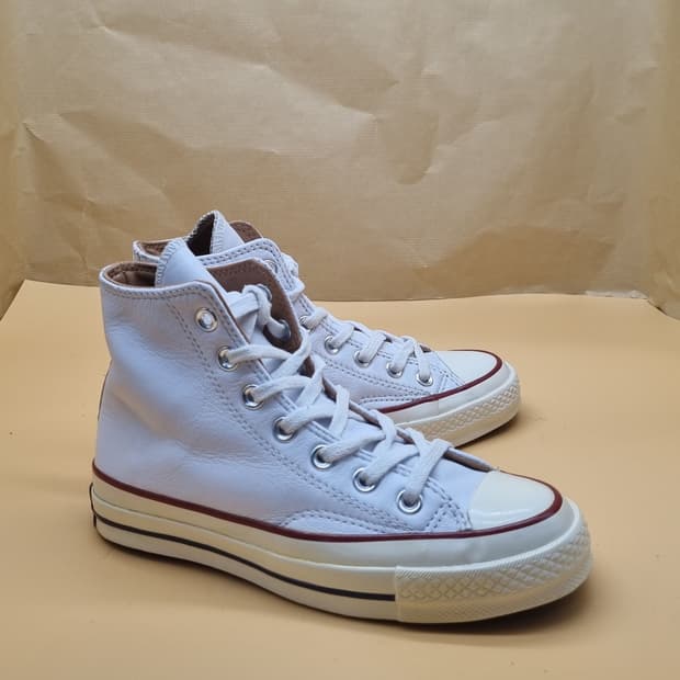 컨버스 척70 레더 화이트 하이탑220.