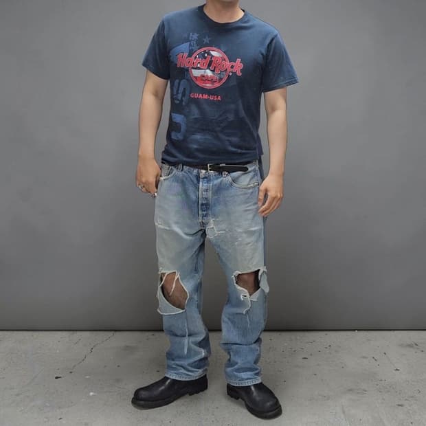 하드락카페 반팔티 M M0272