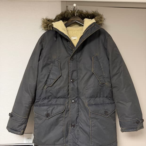 RRL 포 퍼 트림 파카 네이비 M