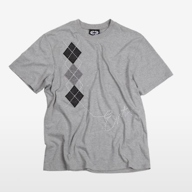 이알티알 Argyle T-Shirt Grey