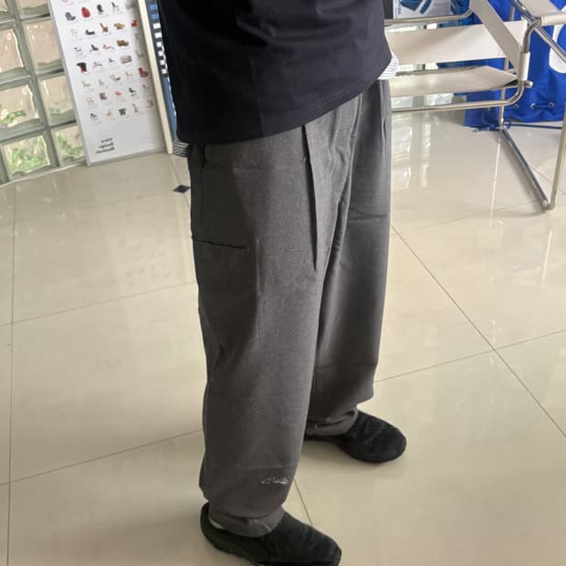 wide depart pants 지유 바지