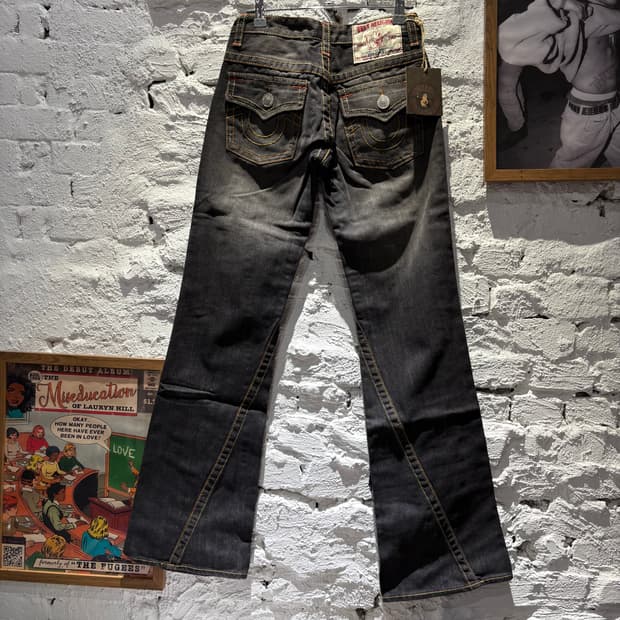 트루릴리전 made usa 부츠컷 데님팬츠 새상품 데드스탁