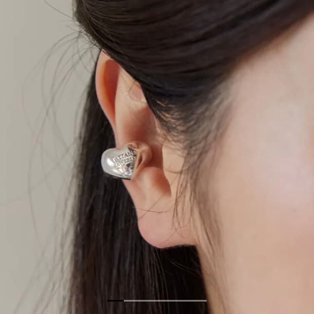 실버925) 타티아나 쥬얼리 그레이트 하트 이어커프