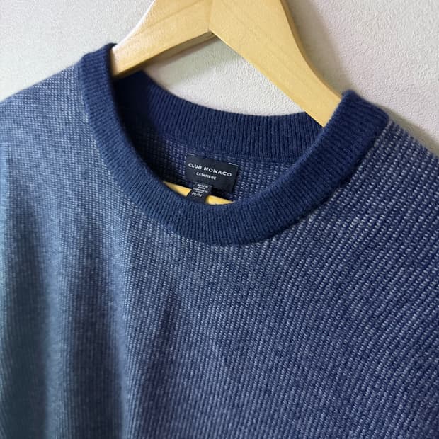 클럽 모나코 캐시미어 남성 긴팔니트 M (95-슬림100)