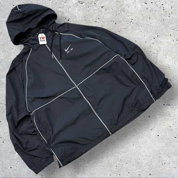 [XL] 나이키 AIR 스카치 블랙 바람막이 후드 자켓 A701