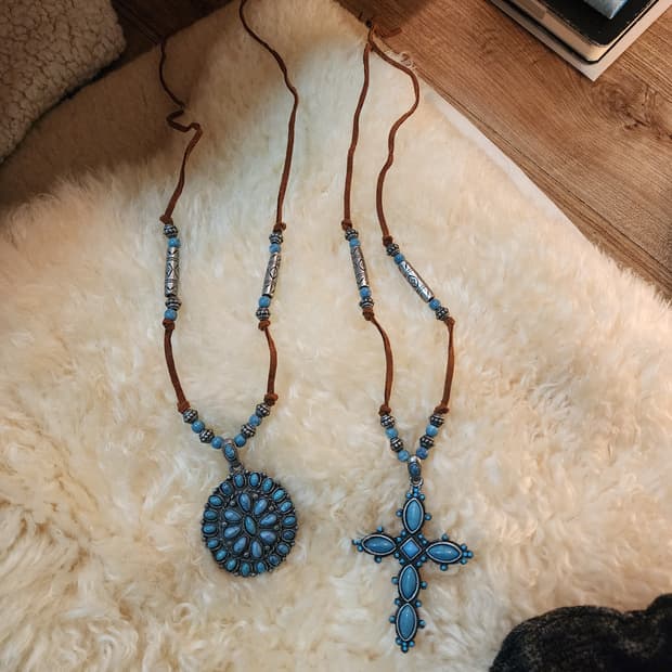 남녀공용 보헤미안 롱 목걸이 2종