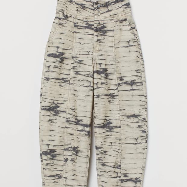 H&M 데님 하이라이즈 테이퍼드 진 