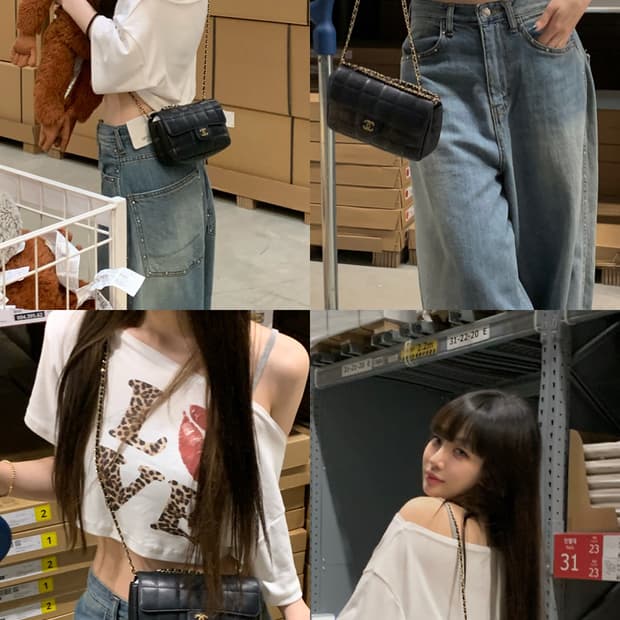 샤넬 캐비어 백팩 미니