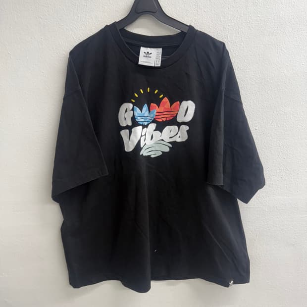 아디다스 Y2K 블락 반팔 티셔츠 (XL)