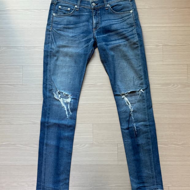 랙앤본(rag & bone) / JEAN 디스트레스드 스키니 데님