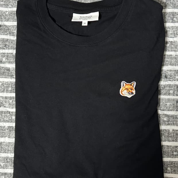 w 메종키츠네 반팔  xs