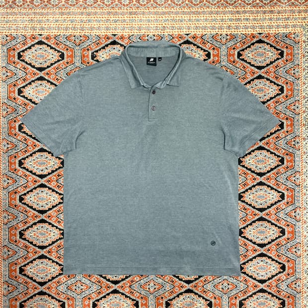 빈폴스포츠 블루 면 반팔 카라티셔츠 남성105