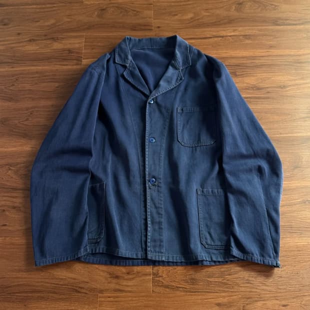 [XL]90's 빈티지 페이딩 블레이저 프렌치 워크 자켓