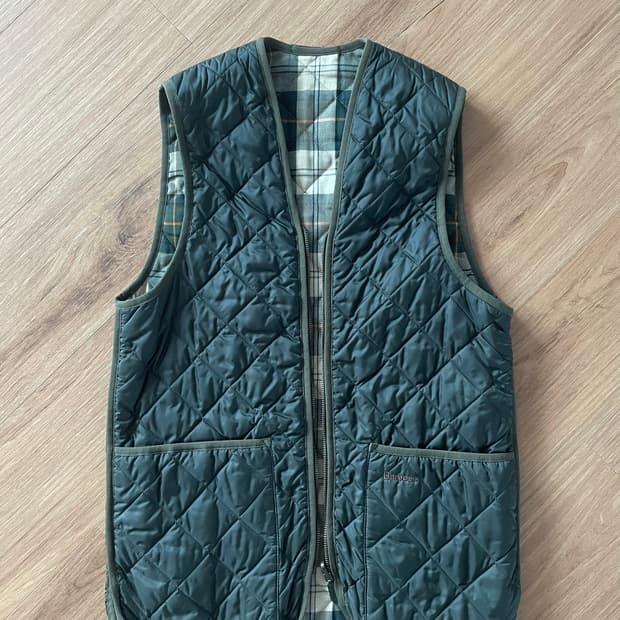 [새상품급] 바버 퀼팅 내피 36